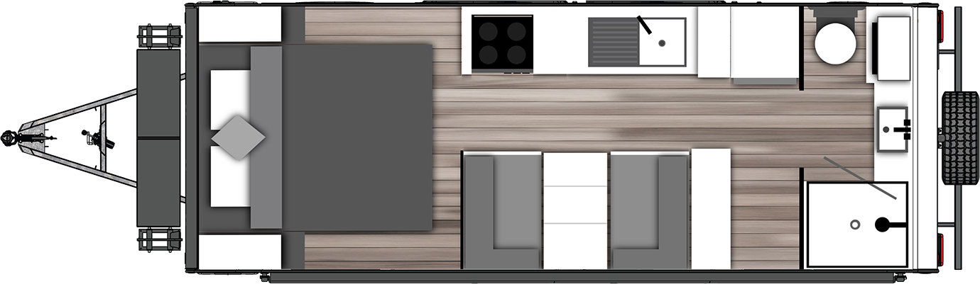 Signature Series X 19 Ft Full Ensuite Floorplan